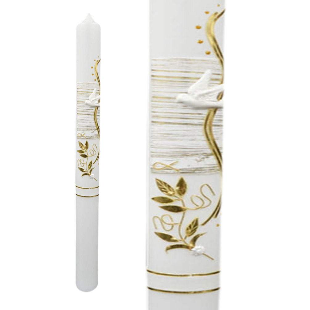 Kommunionkerze Taufkerze 35/400 C103/BZ