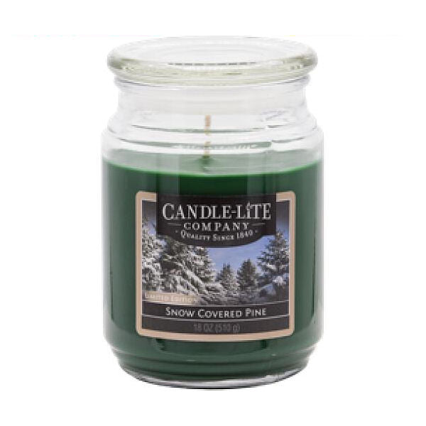 Candle-Lite Duftkerze im Glas Snow Covered Pine mit Snug Deckel